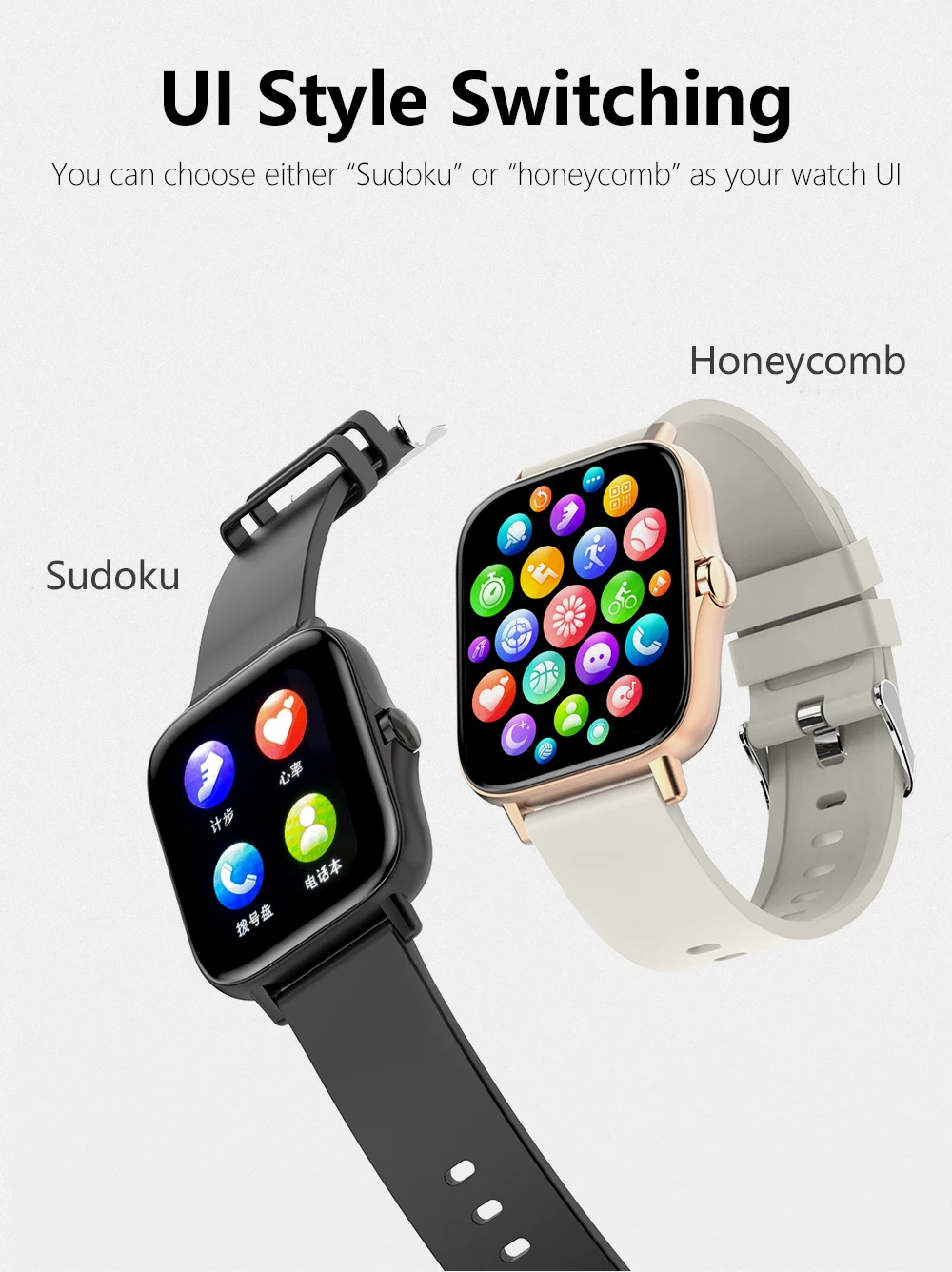 2026 New Smart Watch Men Women HD Display Bluetooth Call Message Sleep Heart Rate Sport Waterproof SmartWatch IOS Android Ht30