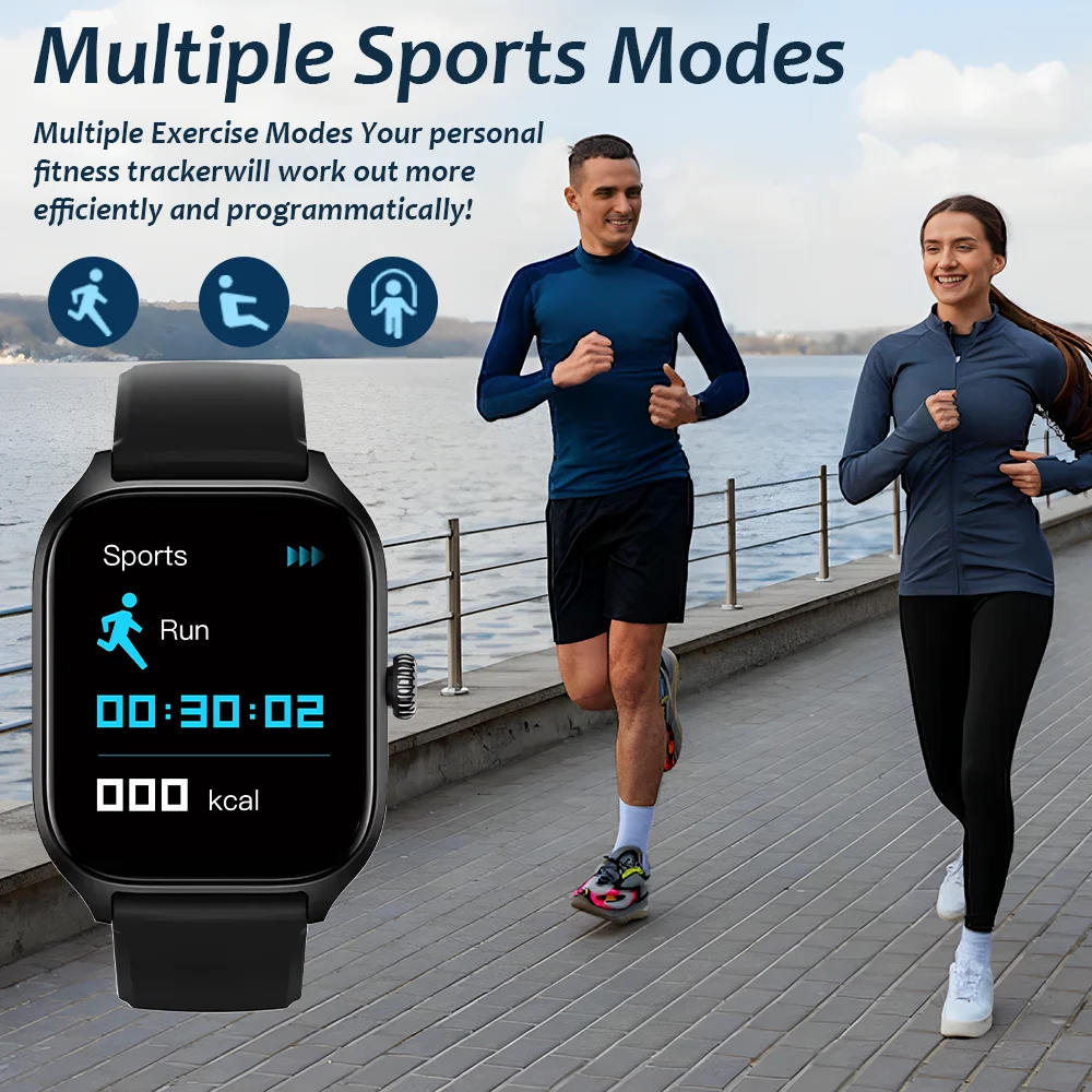 LAXASFIT New H9 Pro Max Smart Watch Dial to Answer Calls Calorie Tracking Heart Rate Oximetry Monitoring Bluetooth Smartwatch