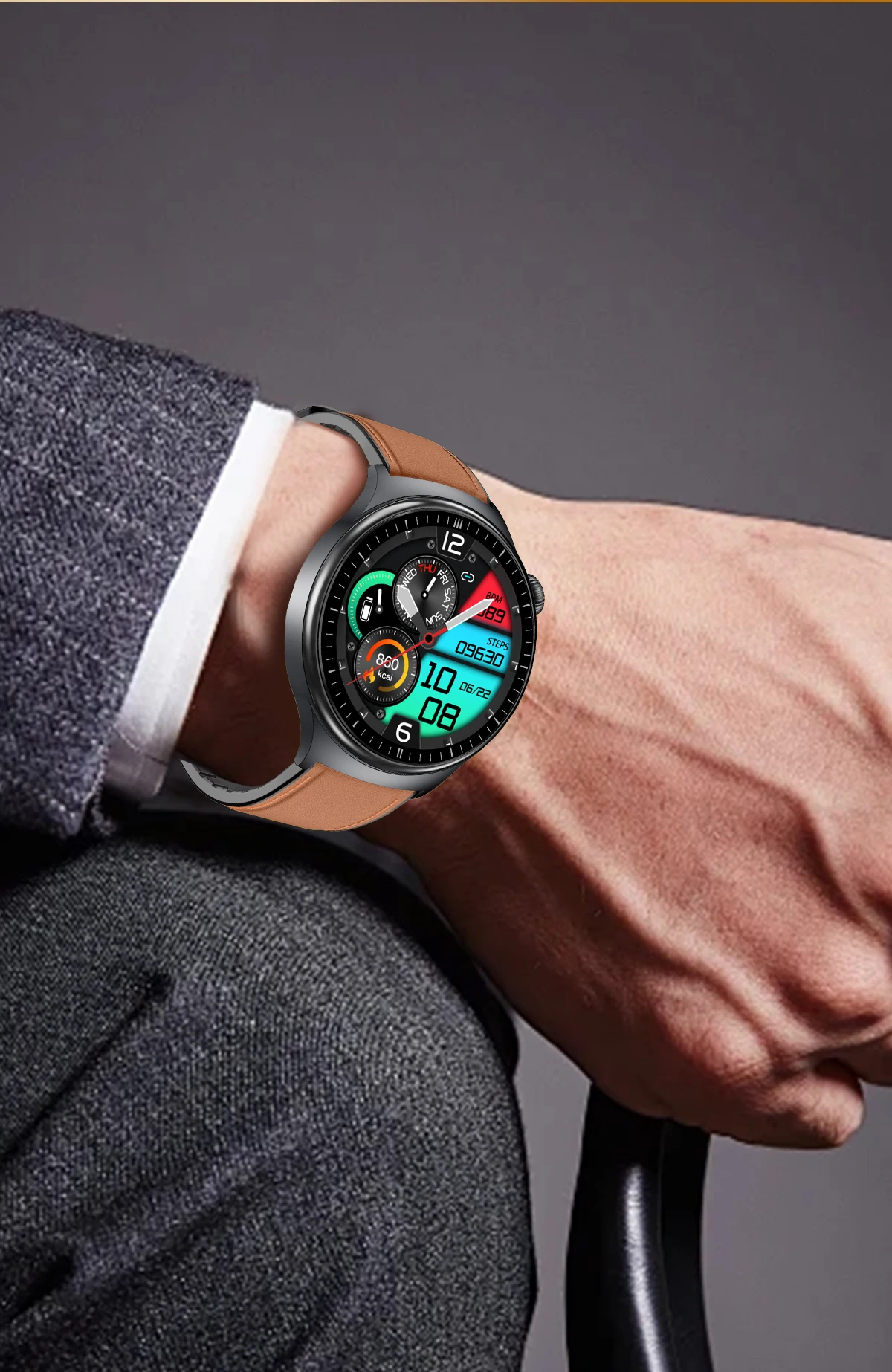 New Upgraded Heart Health Check Smart Watch Uric Acid Five Organ Examination Blood Pressure BT Call ECG smart watches Man 2026