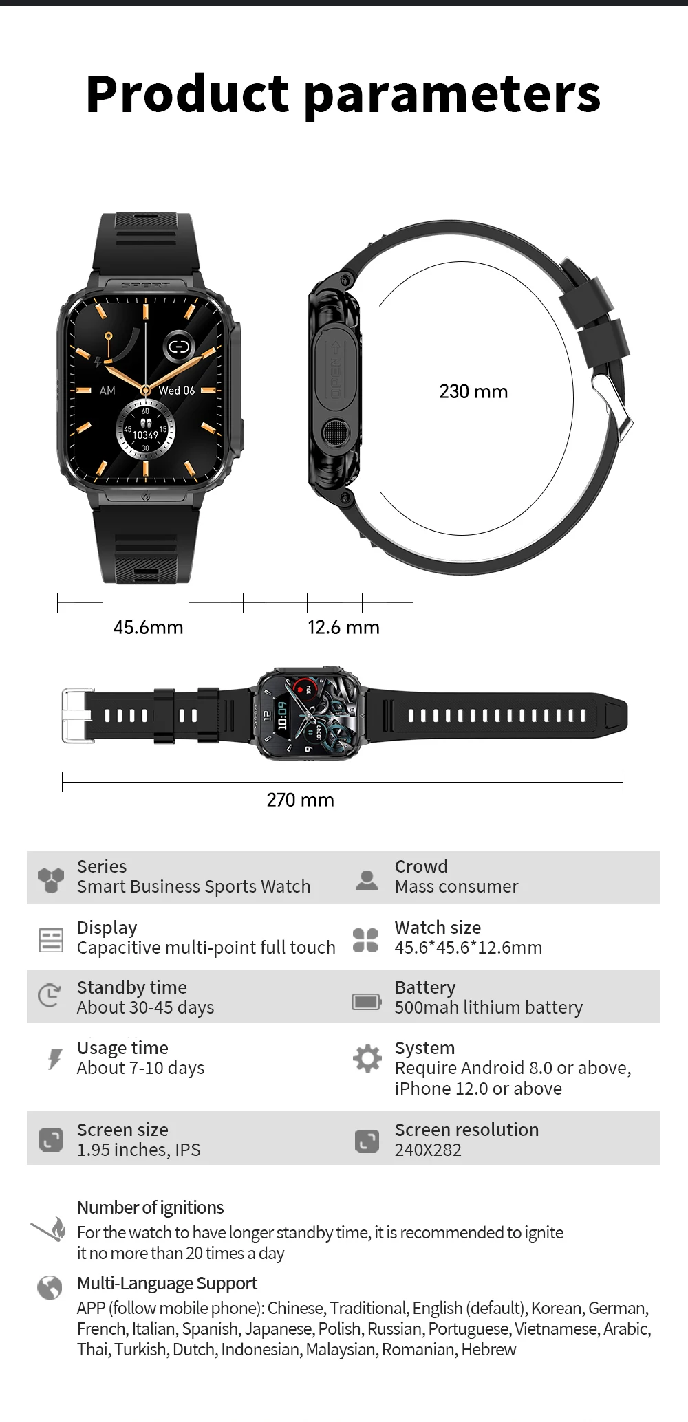 LIGE New Outdoor 1.95' HD Screen Smart Watch Men 500mAh Battery Sports Watches Bluetooth Call Sports Health Monitor Smartwatch LIGE New Outdoor 1.95' HD Screen Smart Watch Men 500mAh Battery Sports Watches Bluetooth Call Sports Health Monitor Smartwatch