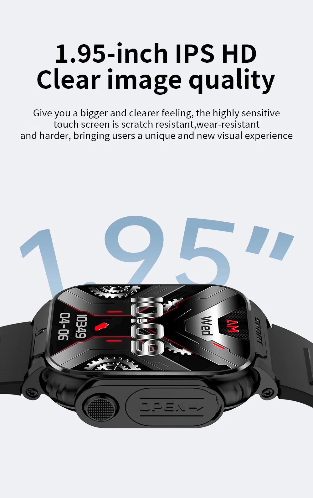 LIGE New Outdoor 1.95' HD Screen Smart Watch Men 500mAh Battery Sports Watches Bluetooth Call Sports Health Monitor Smartwatch LIGE New Outdoor 1.95' HD Screen Smart Watch Men 500mAh Battery Sports Watches Bluetooth Call Sports Health Monitor Smartwatch