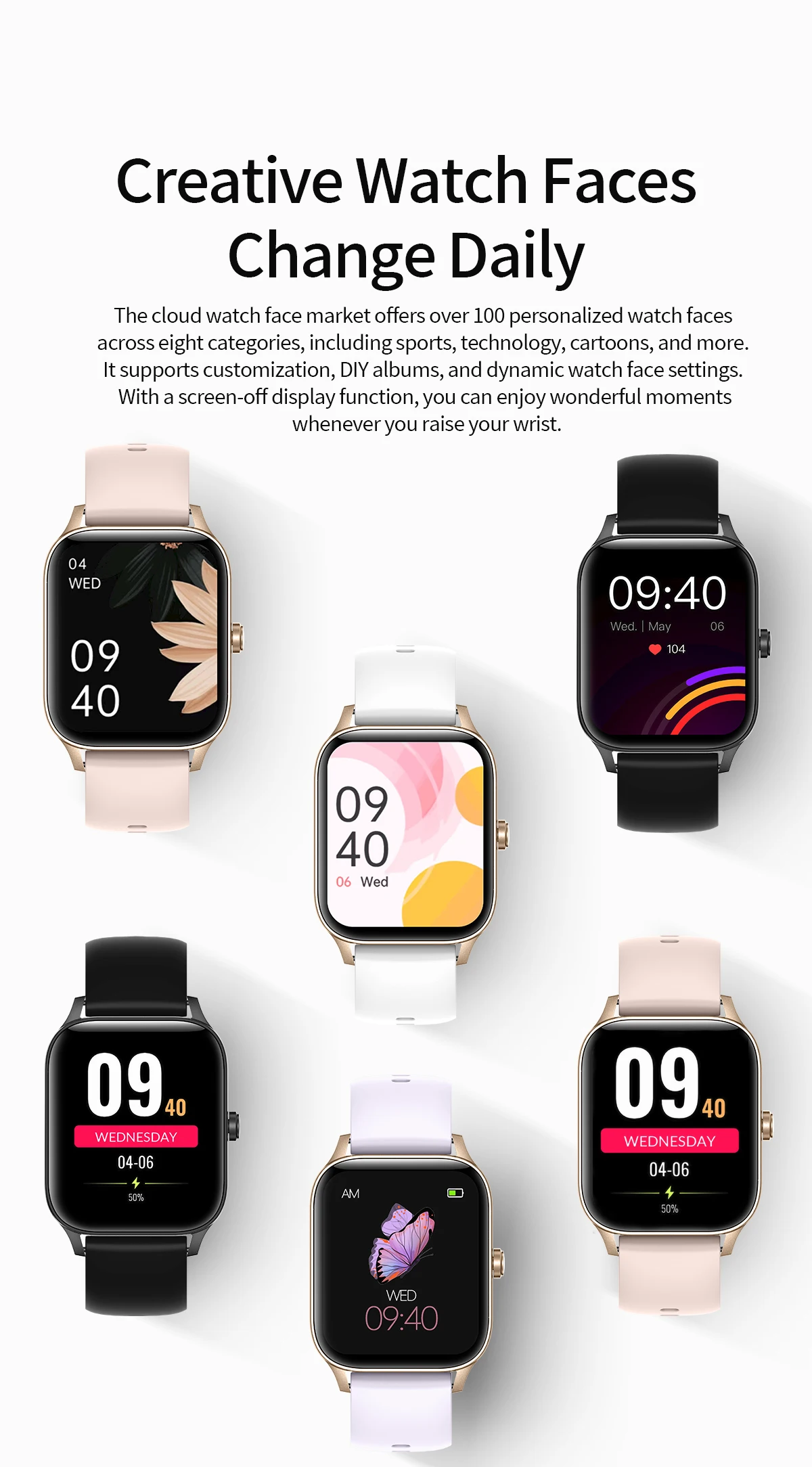 LIGE Fashion Smart Watch Women 1.85” HD Screen Custom Watch Face Women’s Health Monitor Watch Bluetooth Call Sports Smartwatches LIGE Fashion Smart Watch Women 1.85” HD Screen Custom Watch Face Women’s Health Monitor Watch Bluetooth Call Sports Smartwatches