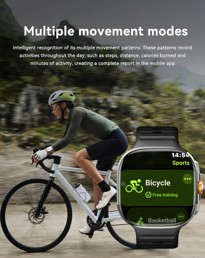 New upgrade 5G/4G Full Network Smart Watch AMOLED 2100mah Rotating Camera GPS WIFI Google APPS Download Smartwatch phone iOS