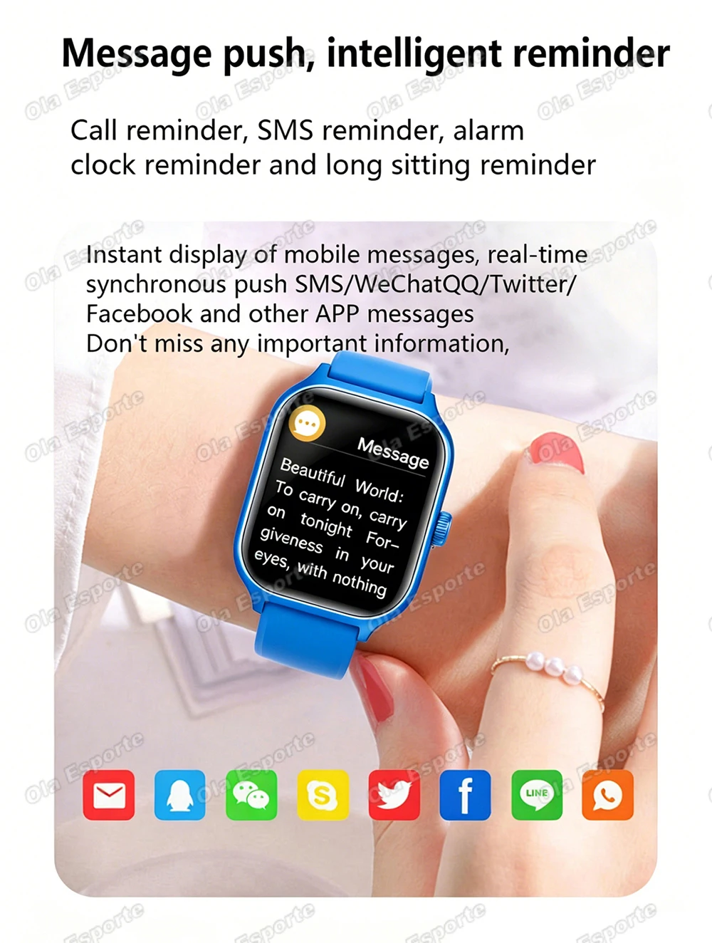 2026 New Smart Watch For Android IOS 2.01Inch Color Screen Bluetooth Call Blood Oxygen/Pressure Monitoring Smart Watch Women Men