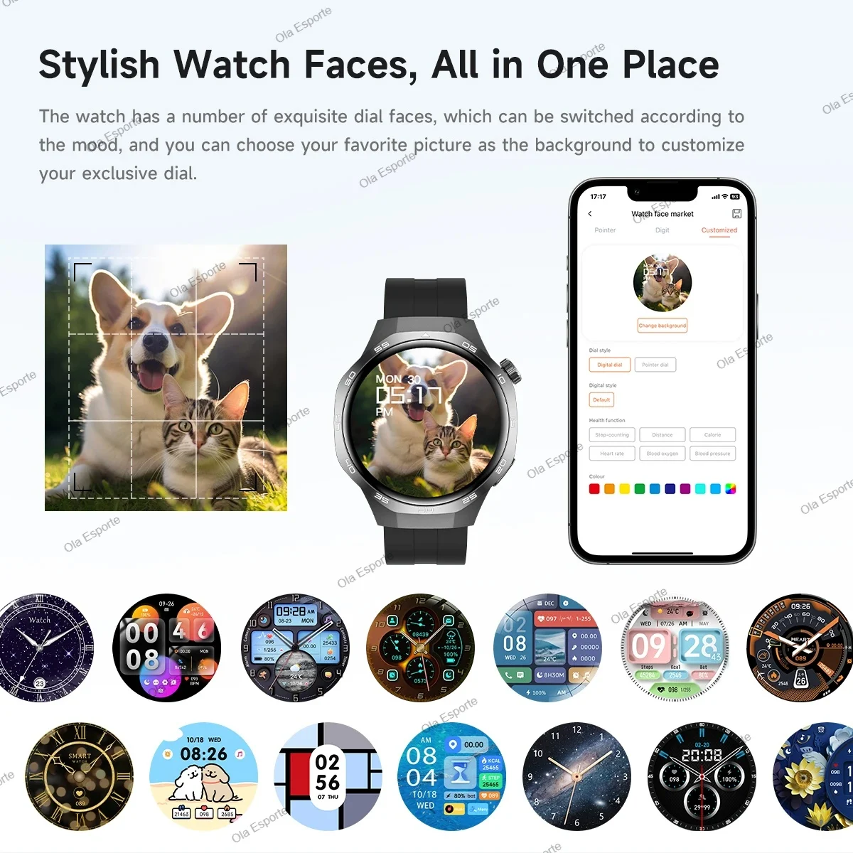 2026 New Smart Watch Men AMOLED HD Screen GPS Motion trajectory Heart Rate Bluetooth Call SmartWatches Waterproof For Android LS 2026 New Smart Watch Men AMOLED HD Screen GPS Motion trajectory Heart Rate Bluetooth Call SmartWatches Waterproof For Android LS