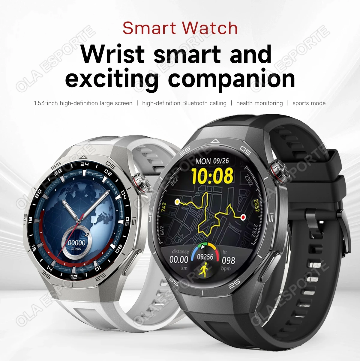 2026 New Smart Watch Men AMOLED HD Screen GPS Motion trajectory Heart Rate Bluetooth Call SmartWatches Waterproof For Android LS 2026 New Smart Watch Men AMOLED HD Screen GPS Motion trajectory Heart Rate Bluetooth Call SmartWatches Waterproof For Android LS
