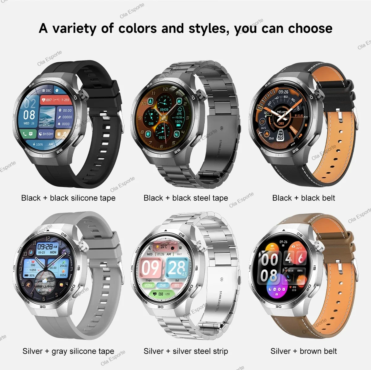 2026 New Smart Watch Men AMOLED HD Screen GPS Motion trajectory Heart Rate Bluetooth Call SmartWatches Waterproof For Android LS 2026 New Smart Watch Men AMOLED HD Screen GPS Motion trajectory Heart Rate Bluetooth Call SmartWatches Waterproof For Android LS