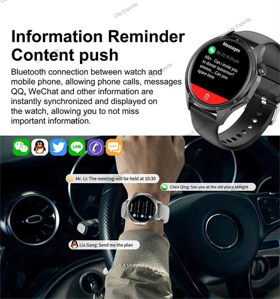 2026 New Smart Watch Men AMOLED HD Screen GPS Motion trajectory Heart Rate Bluetooth Call SmartWatches Waterproof For Android LS 2026 New Smart Watch Men AMOLED HD Screen GPS Motion trajectory Heart Rate Bluetooth Call SmartWatches Waterproof For Android LS
