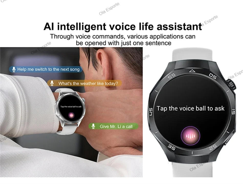 2026 New Smart Watch Men AMOLED HD Screen GPS Motion trajectory Heart Rate Bluetooth Call SmartWatches Waterproof For Android LS 2026 New Smart Watch Men AMOLED HD Screen GPS Motion trajectory Heart Rate Bluetooth Call SmartWatches Waterproof For Android LS