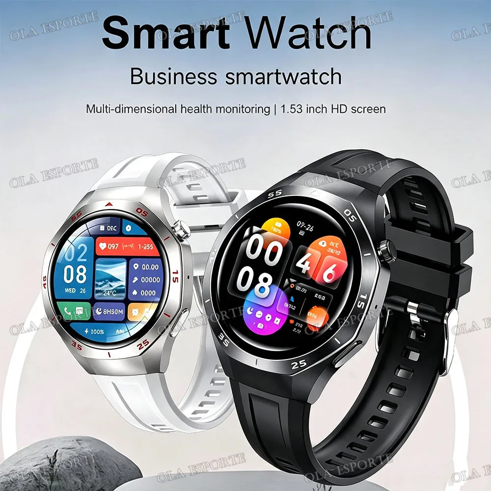 Watches Pro 2026 New Men Smartwatch High-Definition Screen Health Tracker Bluetooth Call Voice Assistant Sports Smartwatch ht30