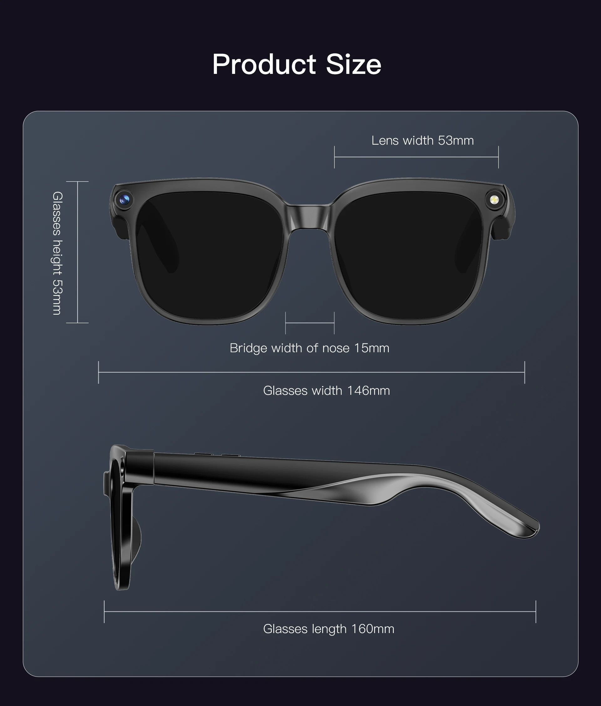 2026 4K 8MP Smart Glasses Men HD Camera 150+Language Translation ChatGPT WIFI Video Recording Bluetooth CallAudio Glasses Women