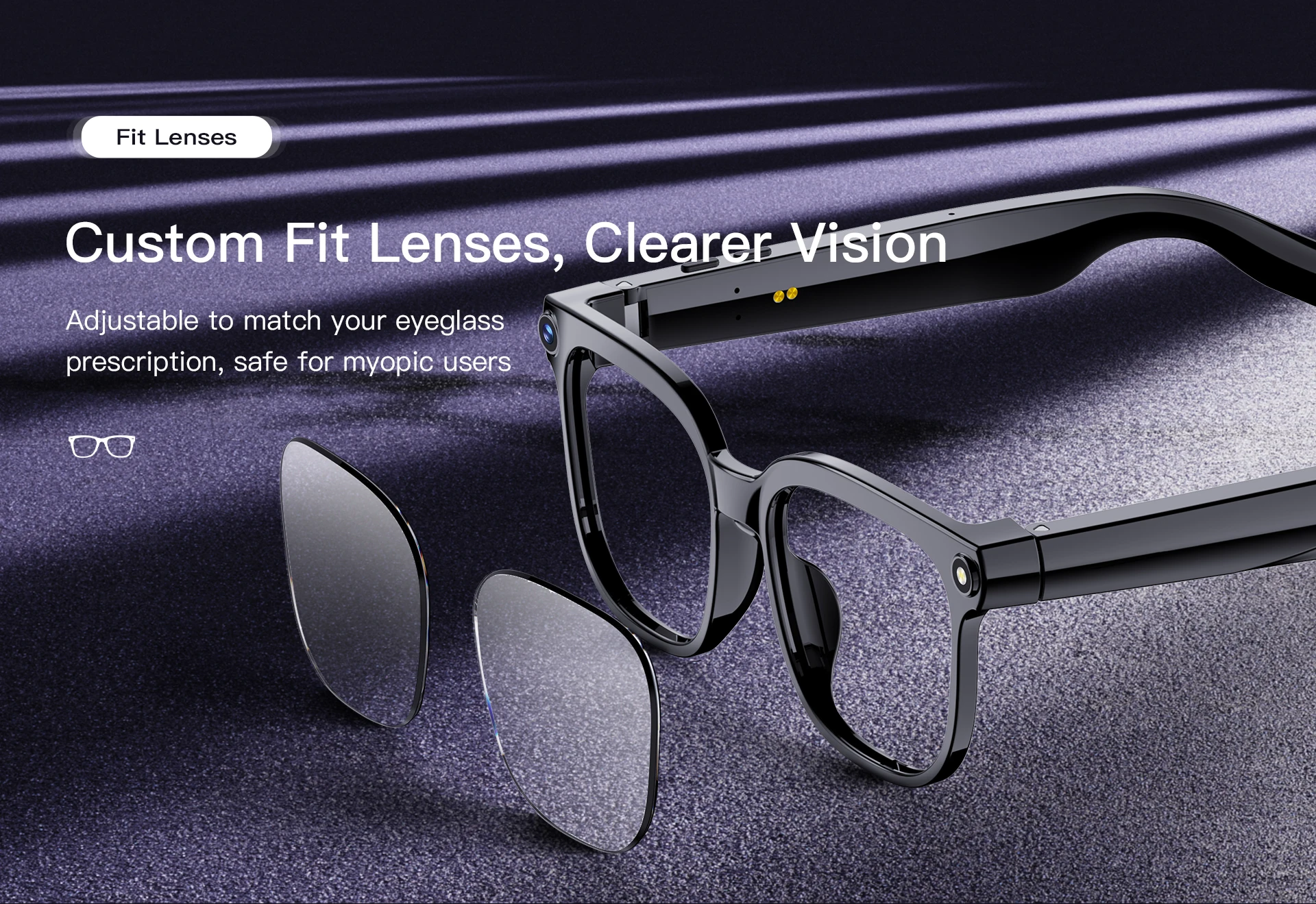 2026 4K 8MP Smart Glasses Men HD Camera 150+Language Translation ChatGPT WIFI Video Recording Bluetooth CallAudio Glasses Women