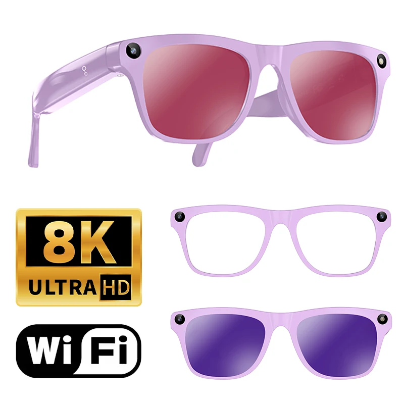 Upgrade Smart AI Camera Multi-functional Glasses ChatGPT Bluetooth Call 8K HD Shooting AI Translation Outdoor Sports Sunglasses Upgrade Smart AI Camera Multi-functional Glasses ChatGPT Bluetooth Call 8K HD Shooting AI Translation Outdoor Sports Sunglasses
