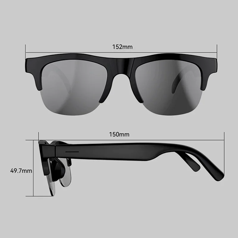 Lenovo electronic AI Smart Glasses Wireless Bluetooth Remote Control 8KHD Photo Call Music gafas inteligentes Gift for Men Women