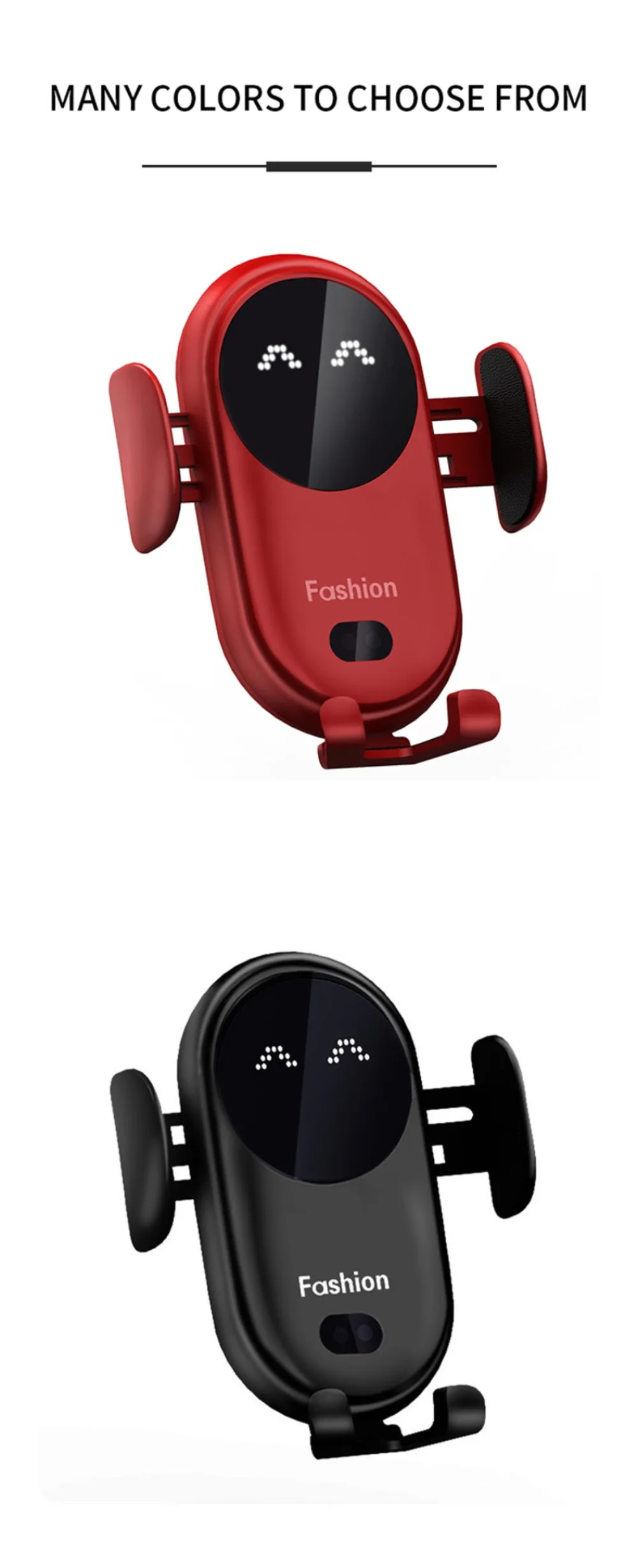 50W Car Wireless Charger Auto Mount Phone Holder For iPhone 15 14 13 Pro Max Samsung Xiaomi Huawei Phone Induction Fast Charging