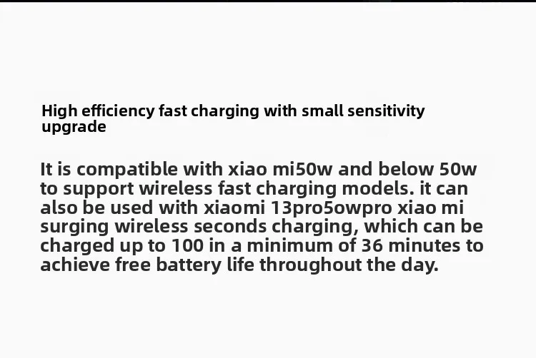 Xiaomi 50W Vertical Air Cooling Wireless Fast Charger Pro Compatible with Xiaomi 13 Pro/13Ultra/14/14Ultra Series