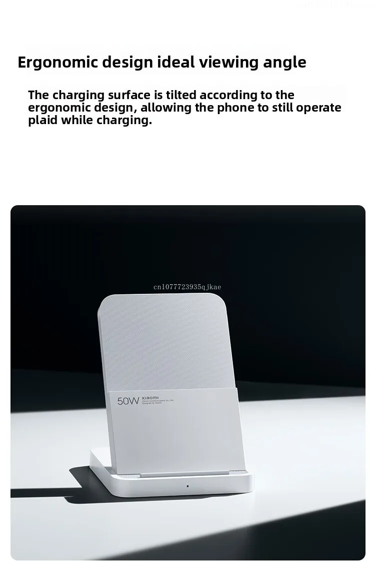 Xiaomi 50W Vertical Air Cooling Wireless Fast Charger Pro Compatible with Xiaomi 13 Pro/13Ultra/14/14Ultra Series