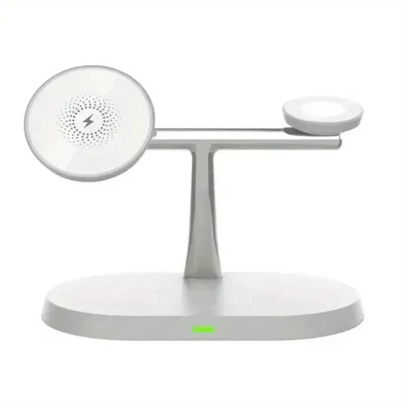 3 in 1 Magnetic Fast Wireless Charger Station Phone Holder For Magsafe iPhone 17 16 15 14 13 12 Pro Samsung Apple/Galaxy Watch 3 in 1 Magnetic Fast Wireless Charger Station Phone Holder For Magsafe iPhone 17 16 15 14 13 12 Pro Samsung Apple/Galaxy Watch