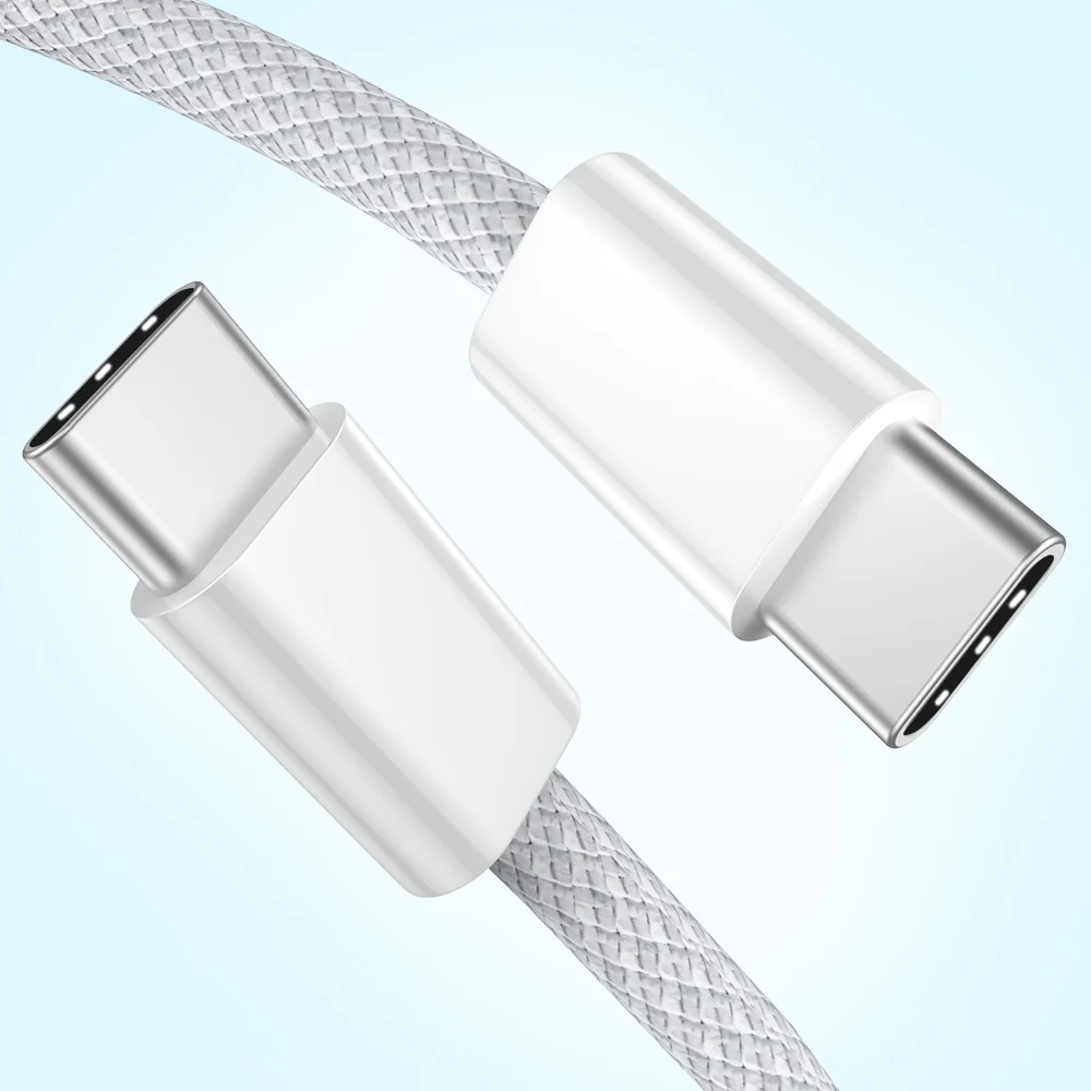 3PCS 6.6FT 60W USB to Type C Cable For Samsung For Xiaomi For iPhone 15/16/17 Pro/iPad/Android