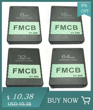 10pcs New Memory Card for PS2 8MB 16MB 32MB 64MB 128MB 256MB memory card for Sony Playstation 2 storage games