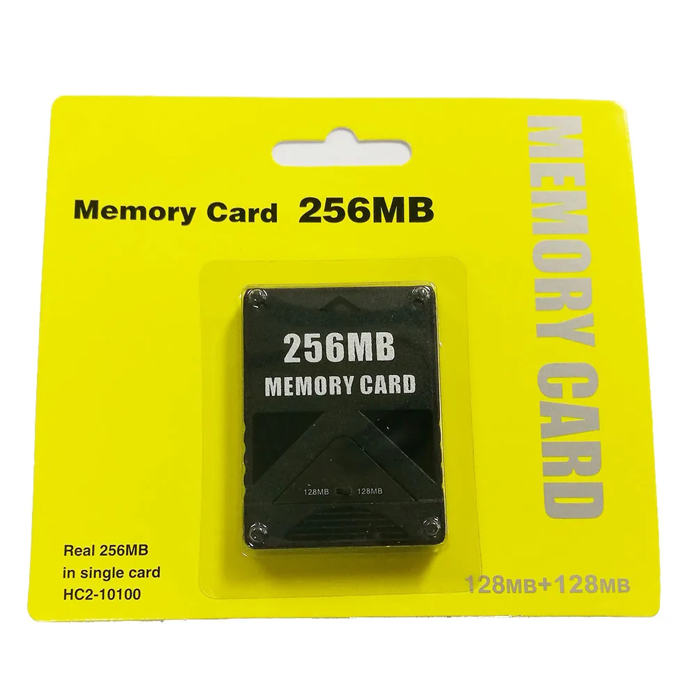 10pcs New Memory Card for PS2 8MB 16MB 32MB 64MB 128MB 256MB memory card for Sony Playstation 2 storage games