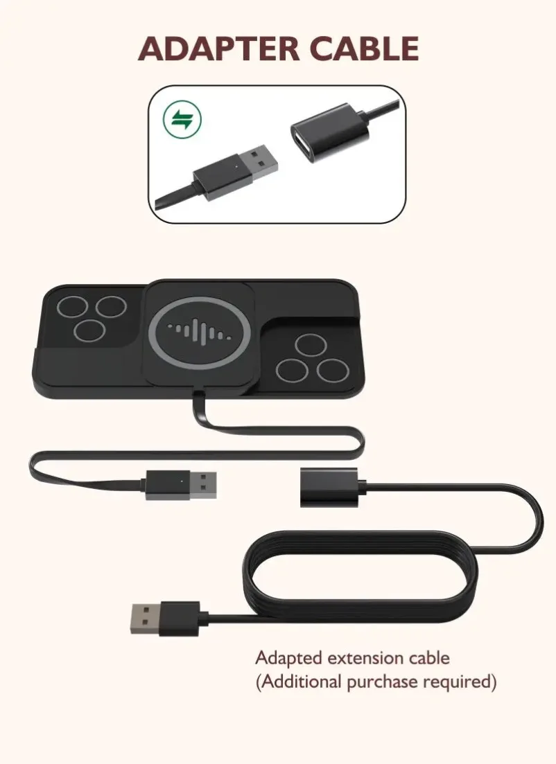 VIKEFON 20W Wireless Charger Car Fast Charger Non Clip Pad For iPhone 17-12 Pro max Samsung Xiaomi AirPods Phone Charging Stand