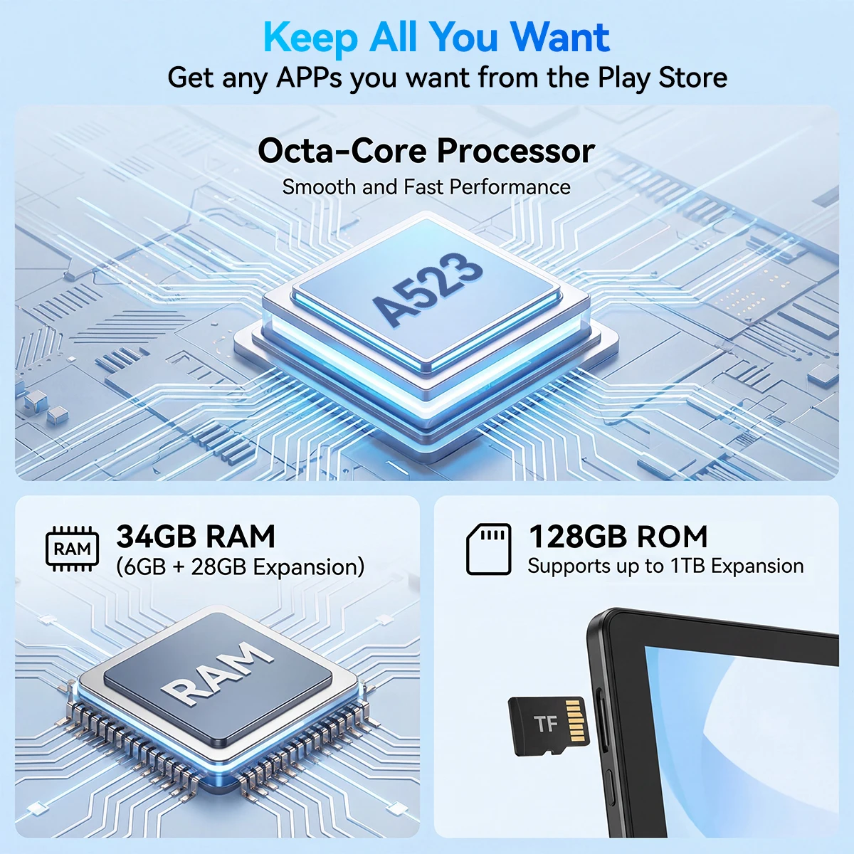 K6L 11 Inch Android 16 GO Tablet PC 5‑Core Processor 30(3+27)GB RAM 128GB ROM 7800mAh Widevine L1 Complete Keyboard Mouse Stylus Bundle US Warehouse K6L 11 Inch Android 16 GO Tablet PC 5‑Core Processor 30(3+27)GB RAM 128GB ROM 7800mAh Widevine L1 Complete Keyboard Mouse Stylus Bundle US Warehouse