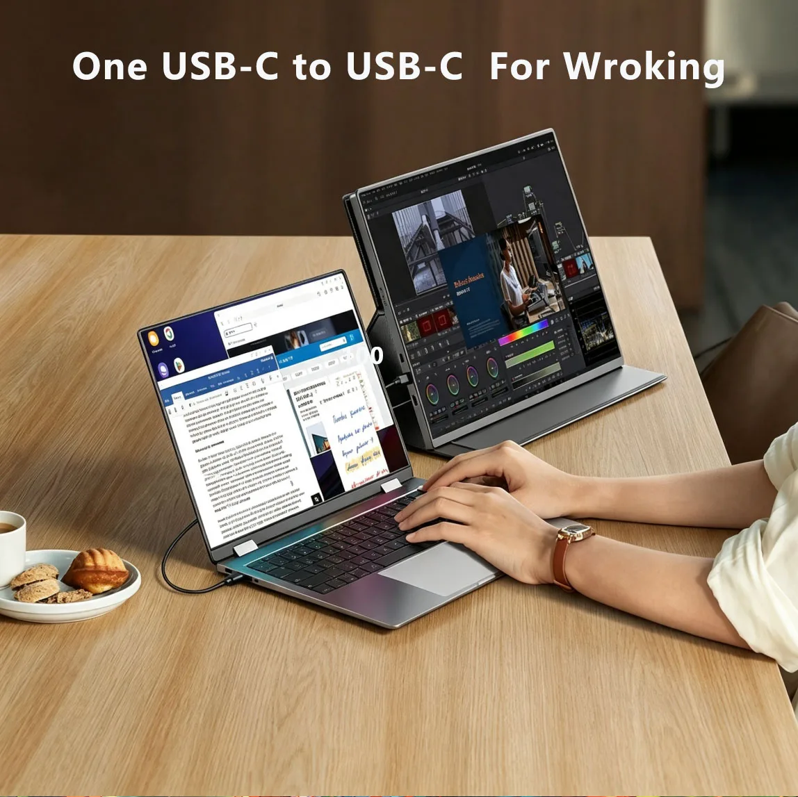 16 inch Portable Monitor Touch Screen 100%sRGB 1200P IPS Screen 300cd HDR Type-C 60Hz Display with VESA for Phone Laptop PC Xbox 16 inch Portable Monitor Touch Screen 100%sRGB 1200P IPS Screen 300cd HDR Type-C 60Hz Display with VESA for Phone Laptop PC Xbox