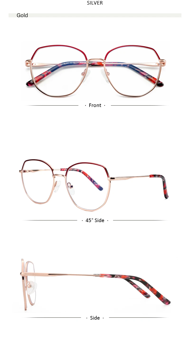 ZENOTTIC Women Butterfly Prescription Glasses High Quality Metal Progressive Eyeglasses Cateye Anti-Blue Light Myopia Eyewear ZENOTTIC Women Butterfly Prescription Glasses High Quality Metal Progressive Eyeglasses Cateye Anti-Blue Light Myopia Eyewear