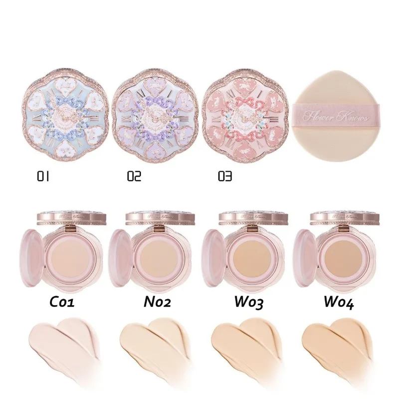 Flowers Knows Bunny Garden Collection Gift Set Makeup Eyeshadow Palette Velvet Matte Lip Stick Lip Cream Blush De Maquillaje