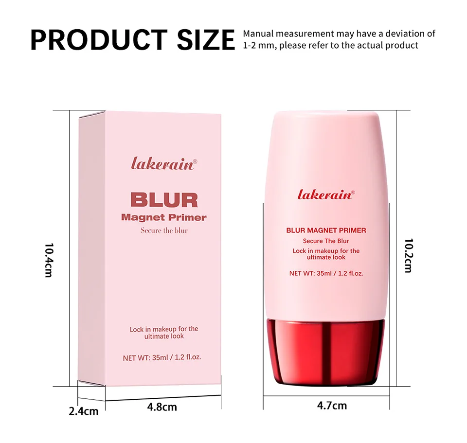 Blur Magnet Pore Blur Primer Matte Finish Oil Control Moisturizing Evens Skin Tone Seamless Long Lasting Makeup Base Flawless Face Primer