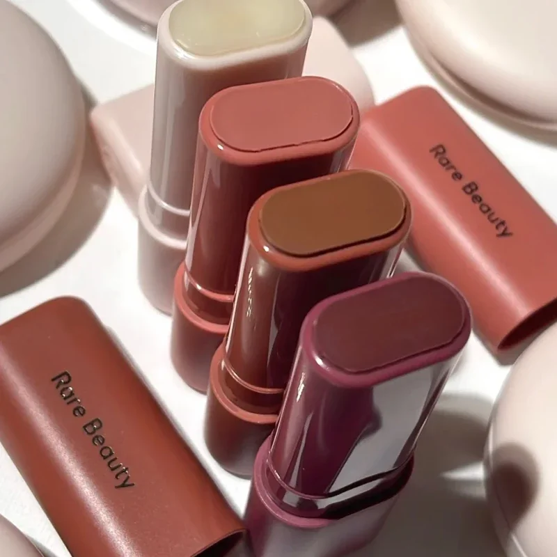 Rare Beauty New Butter Lip Balm Lasting Moisturizing Plumping Lip Gloss Makeup 7 Colors Eye Shadow Plate Pearl Sequin Eye Makeup