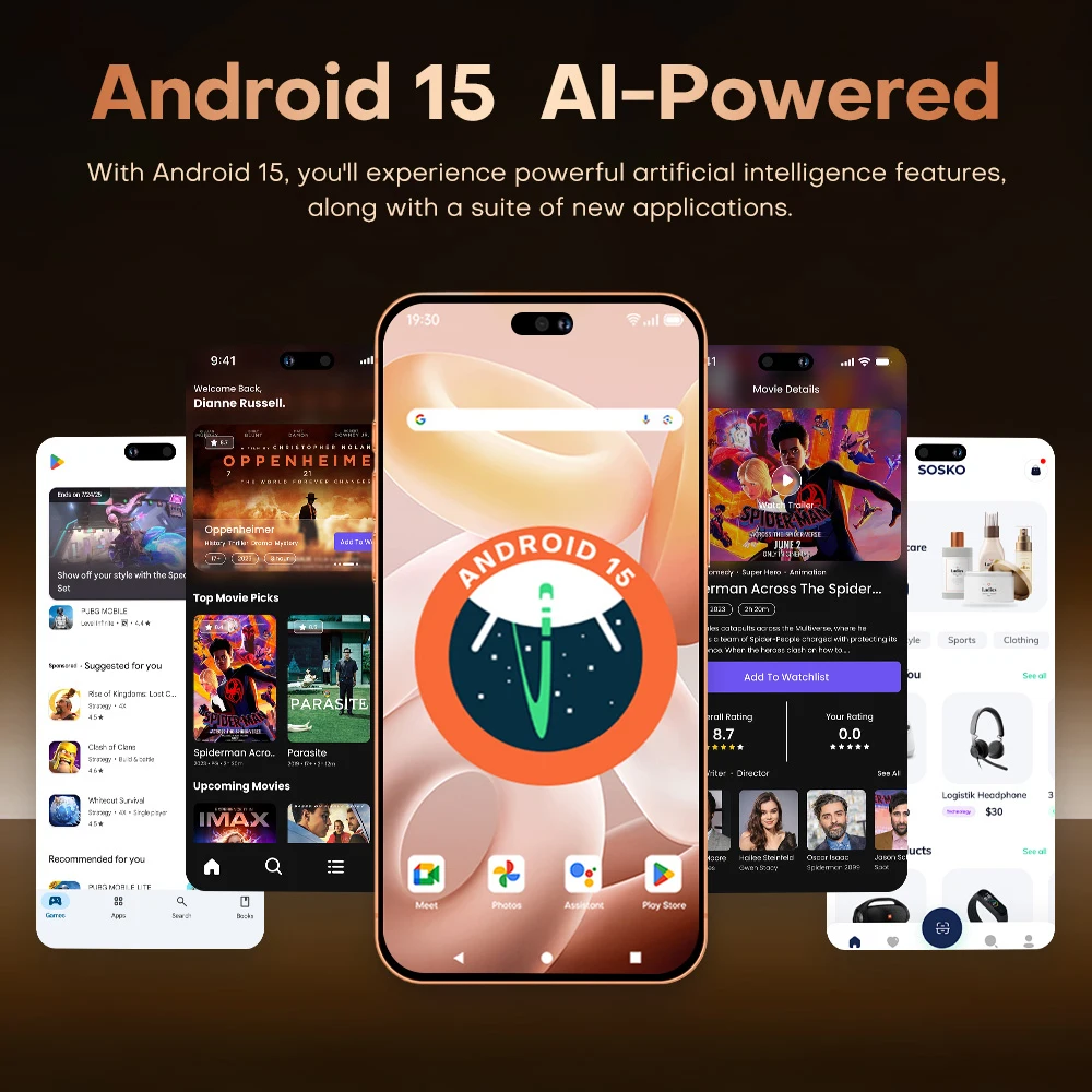 HOT  i17 Pro max  High Quality original intelligent 4G 5G dual card dual standby system