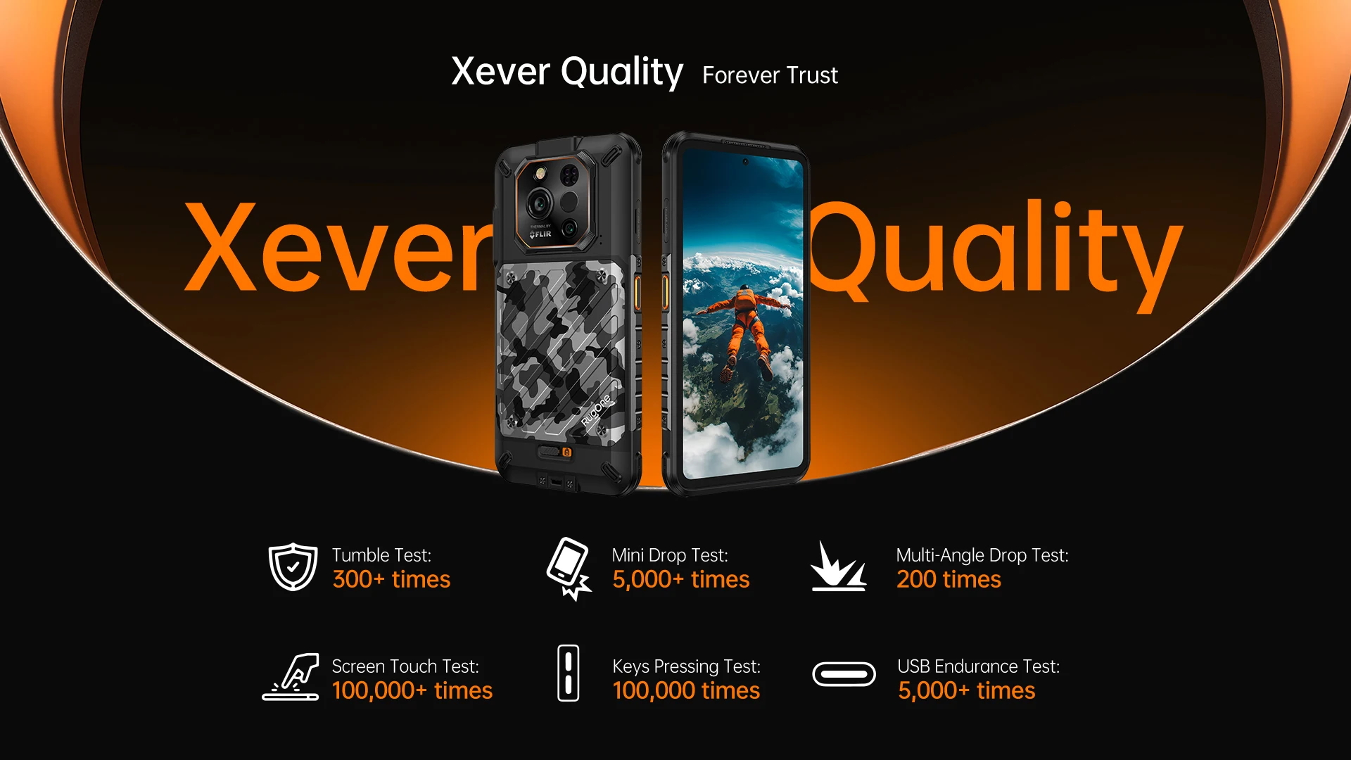 Ulefone RugOne Xever 7 Pro 5G Rugged Phone Thermal Imaging Android 15 Smartphone 512GB ROM 12GB RAM 120Hz AMOLED NFC 5500mAh Ulefone RugOne Xever 7 Pro 5G Rugged Phone Thermal Imaging Android 15 Smartphone 512GB ROM 12GB RAM 120Hz AMOLED NFC 5500mAh