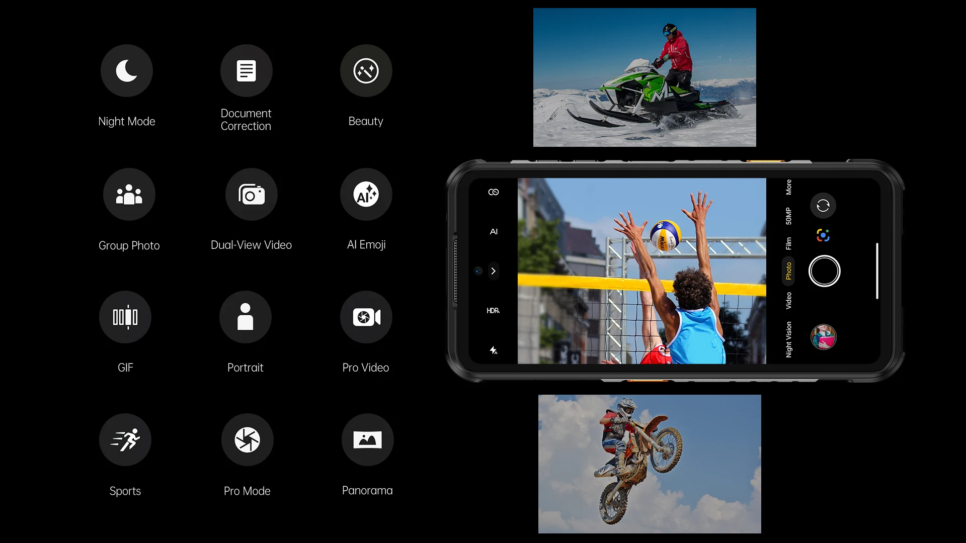 Ulefone RugOne Xever 7 Pro 5G Rugged Phone Thermal Imaging Android 15 Smartphone 512GB ROM 12GB RAM 120Hz AMOLED NFC 5500mAh Ulefone RugOne Xever 7 Pro 5G Rugged Phone Thermal Imaging Android 15 Smartphone 512GB ROM 12GB RAM 120Hz AMOLED NFC 5500mAh