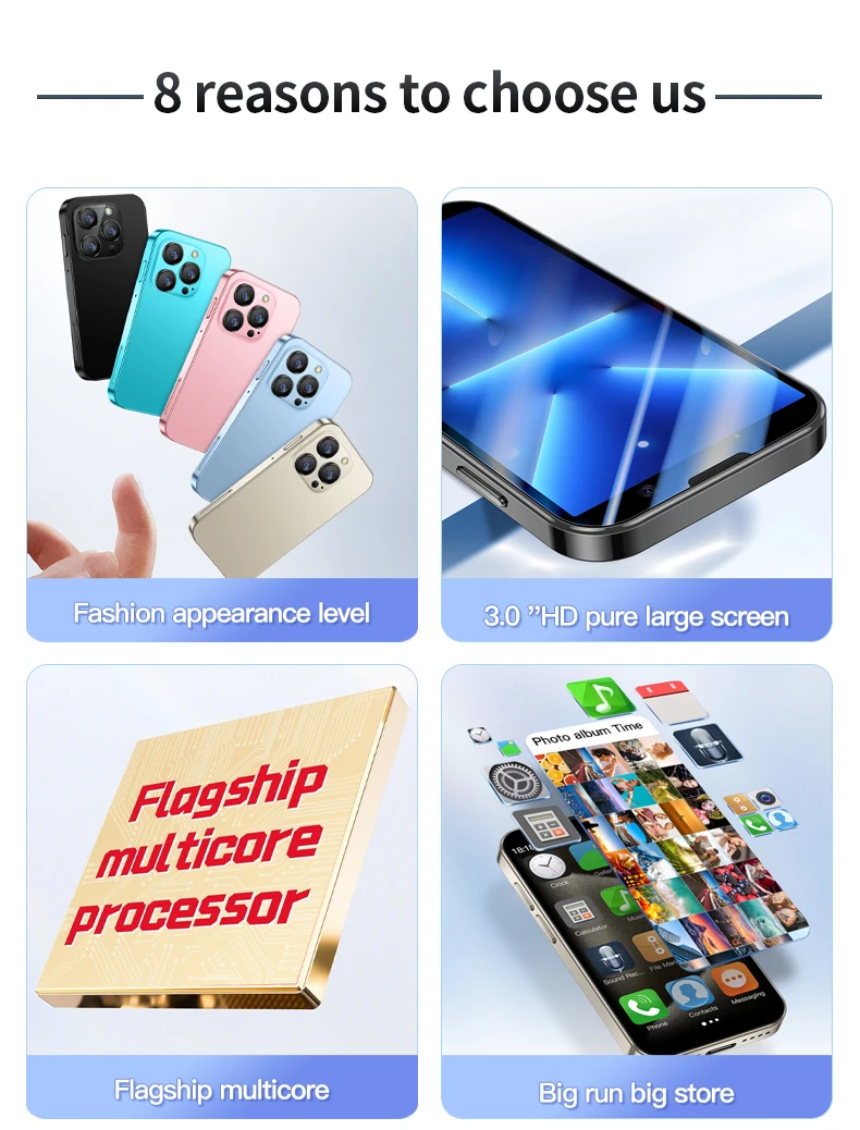 SOYES XS18 Pro Mini Smart Phone Android 8.1 Face ID 2GB RAM 16GB ROM Facial Recognition 3.0