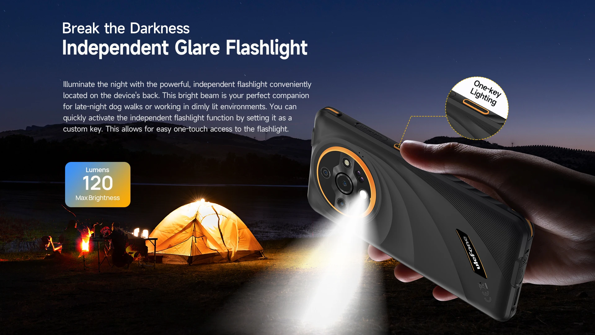 Ulefone Armor X31 Pro 5G Rugged Phone Android 14 Smartphone 6.56”16GB + 256GB 25MP Night Camera 64MP 6050mAh NFC 120Hz IR