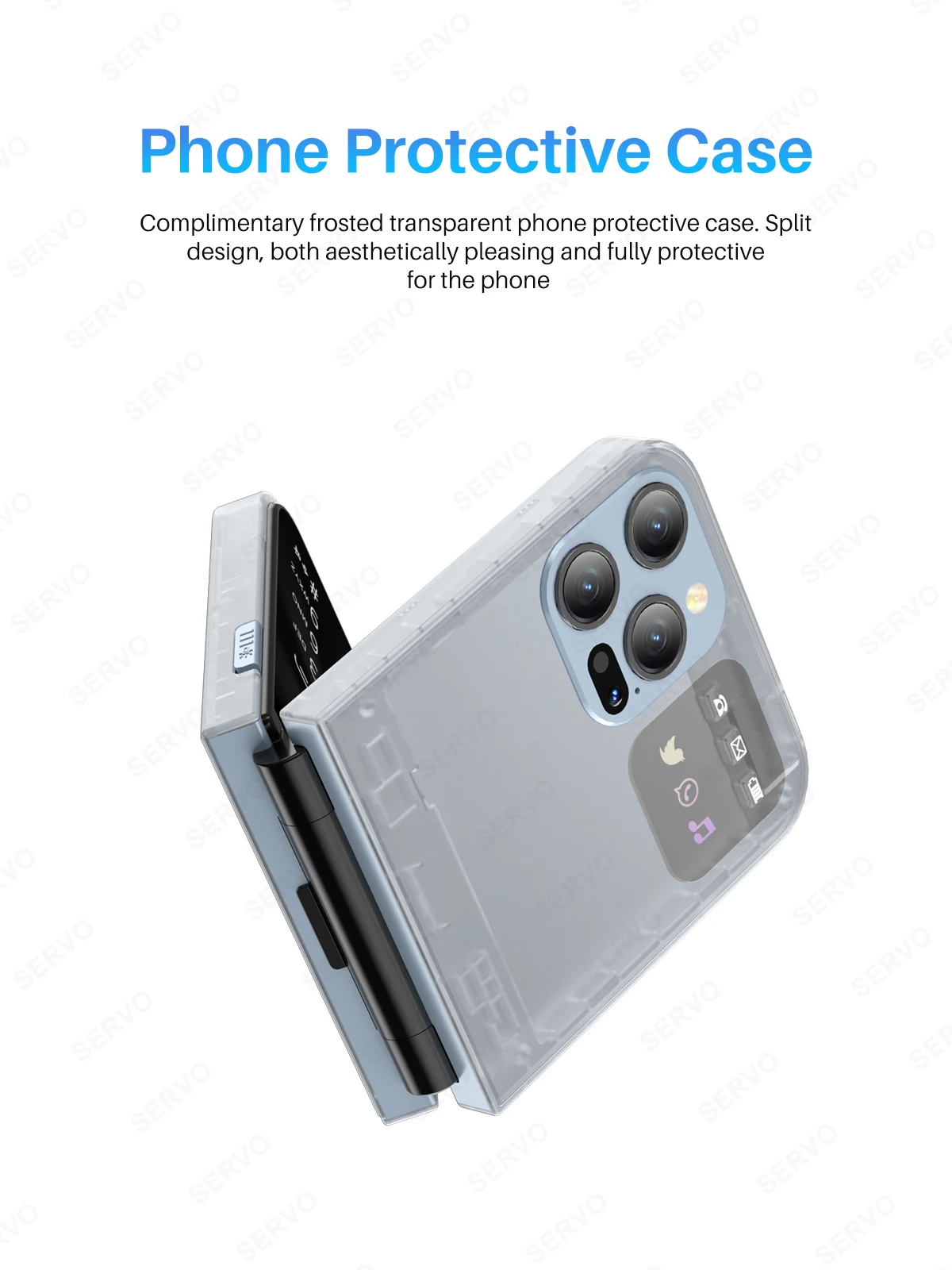 SERVO A50 PRO Flip Mobile Phone 2G GSM 2.4
