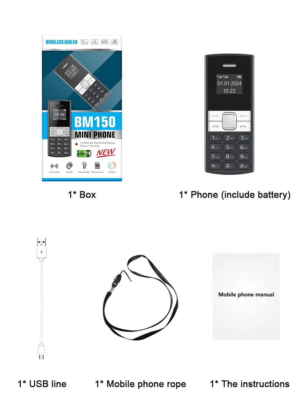 SERVO BM150 Mini Backup Mobile Phone Speed Dial Magic Voice Auto Call Recording Blacklist Small Feature Cellphones 2 SIM Standby SERVO BM150 Mini Backup Mobile Phone Speed Dial Magic Voice Auto Call Recording Blacklist Small Feature Cellphones 2 SIM Standby