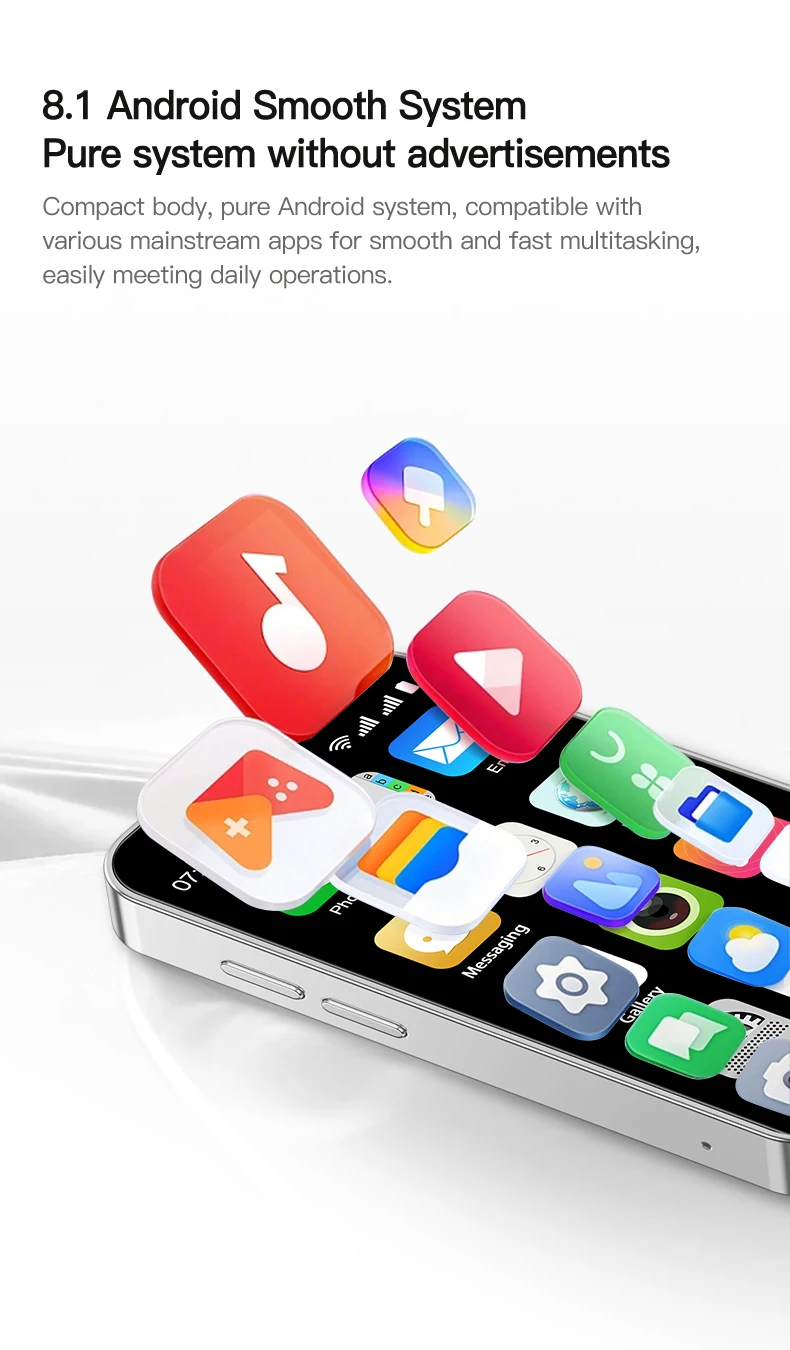 SERVO 18SE MINI 3G Pocket Smartphone Android System Google Play 16GB ROM 2MP Camera WiFi Super Small Smart Phones 2 SIM Standby SERVO 18SE MINI 3G Pocket Smartphone Android System Google Play 16GB ROM 2MP Camera WiFi Super Small Smart Phones 2 SIM Standby