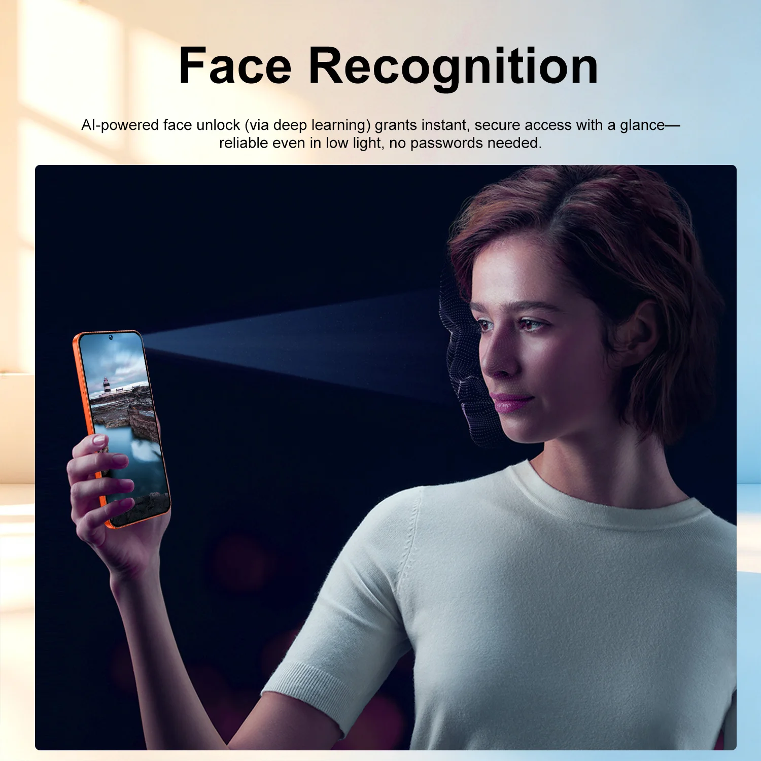IVMI Global Vision X9 Pro Smartphone 6.56'' 4G Mobile Phone 32GB ROM 16MP Camera Dual SIM Face ID Android Google Play Store