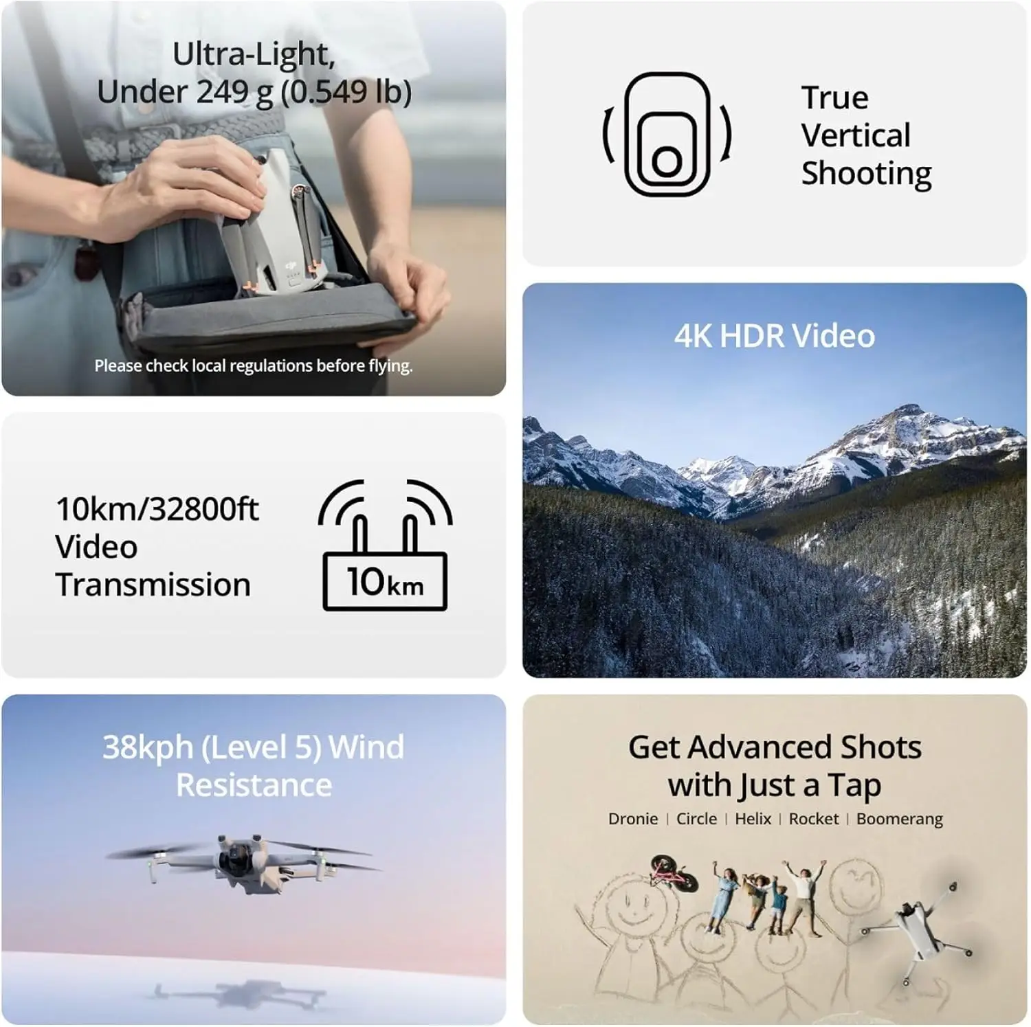 Refurbished DJI Mini 3 / Mini 4K / Mavic 4 Pro with Camera for Adults Use Quadcopter Aerial Photography Equipment Refurbished DJI Mini 3 / Mini 4K / Mavic 4 Pro with Camera for Adults Use Quadcopter Aerial Photography Equipment