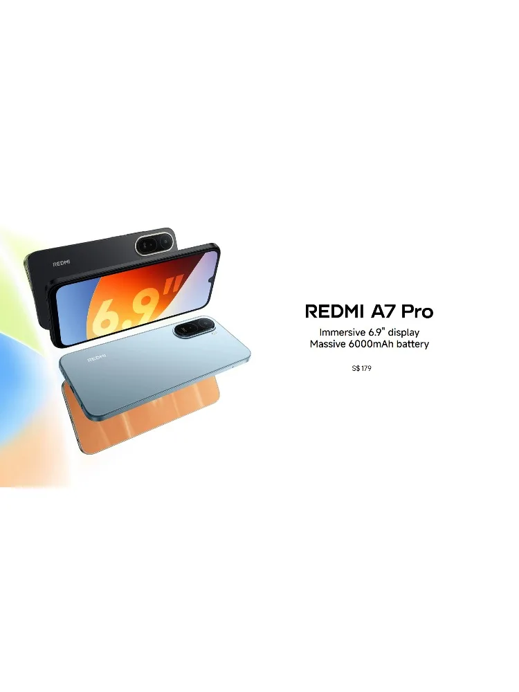 2026 New Official Authentic Product Redmi A7Pro 8 GB RAM 256 GB ROM 6.9' FHD+ Helio G85 Gaming Smartphone Dual 5G VoLTE 5000mAh
