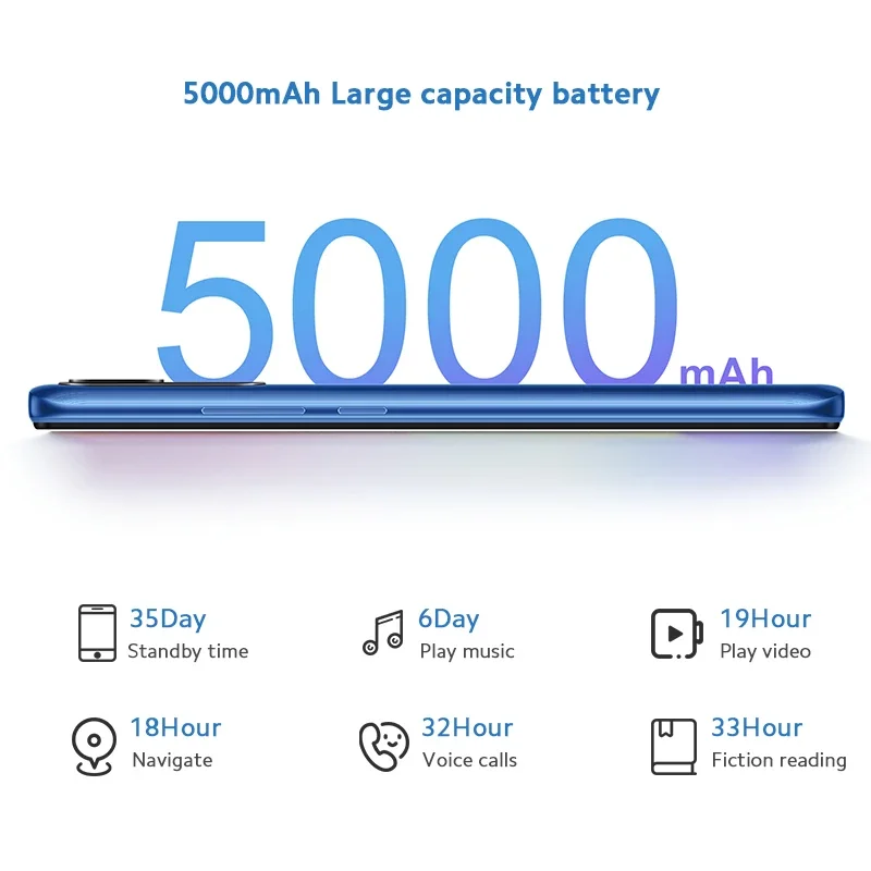 4G Smartphone Original Xiaomi Redmi 10A 5000mAh Smartphone 6.53' HD Display Helio G25 Octa Core 13MP Fingerprint Global Rom