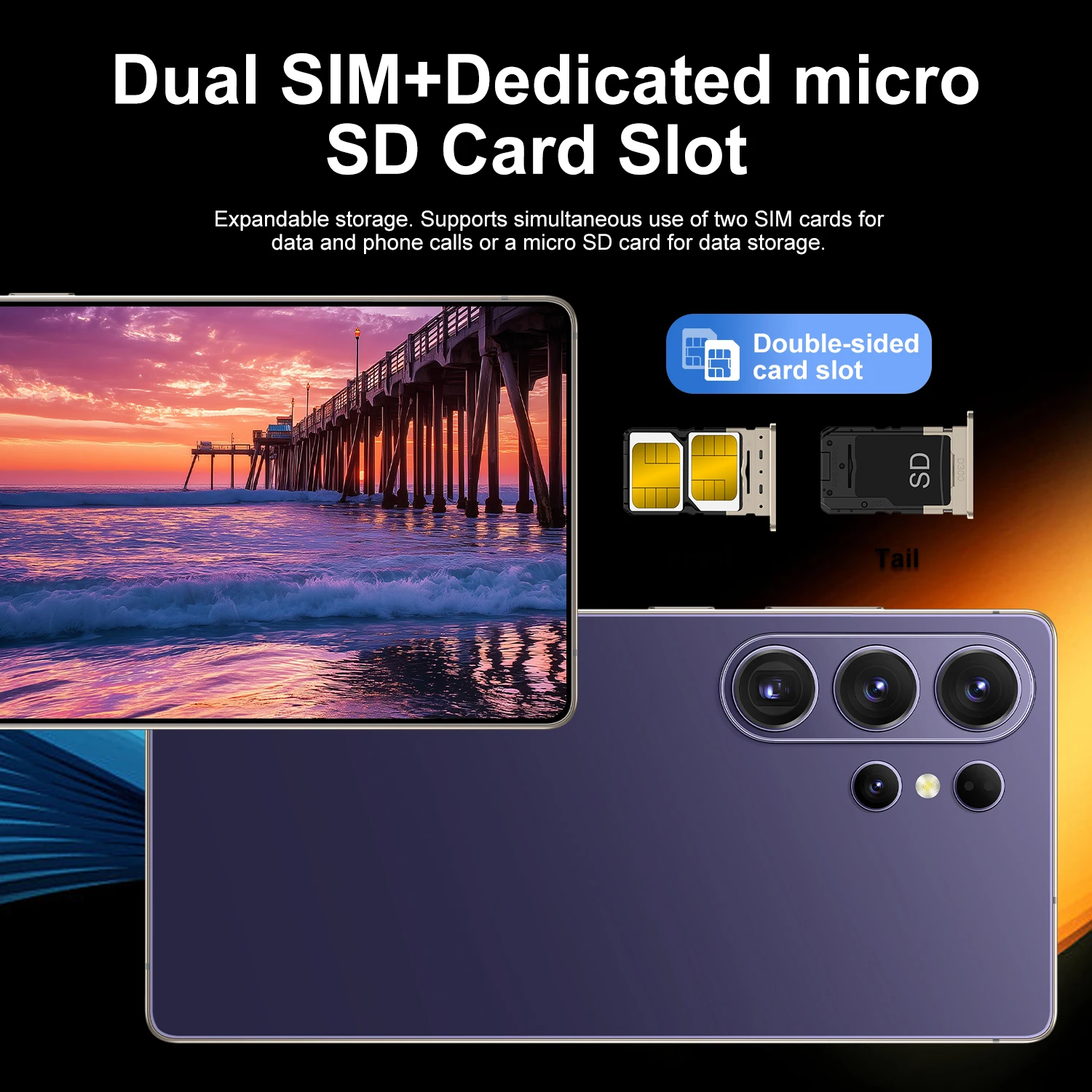 {Hot New } IVMI XS26 Ultra Smartphone 6.9-inch Android 10 3GB RAM 16GB ROM Face ID 4G Network Google Play Store Phone