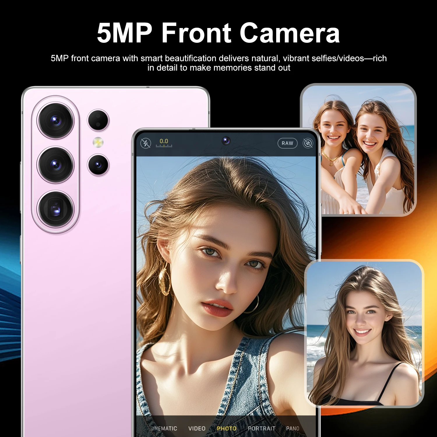 {Hot New } IVMI XS26 Ultra Smartphone 6.9-inch Android 10 3GB RAM 16GB ROM Face ID 4G Network Google Play Store Phone