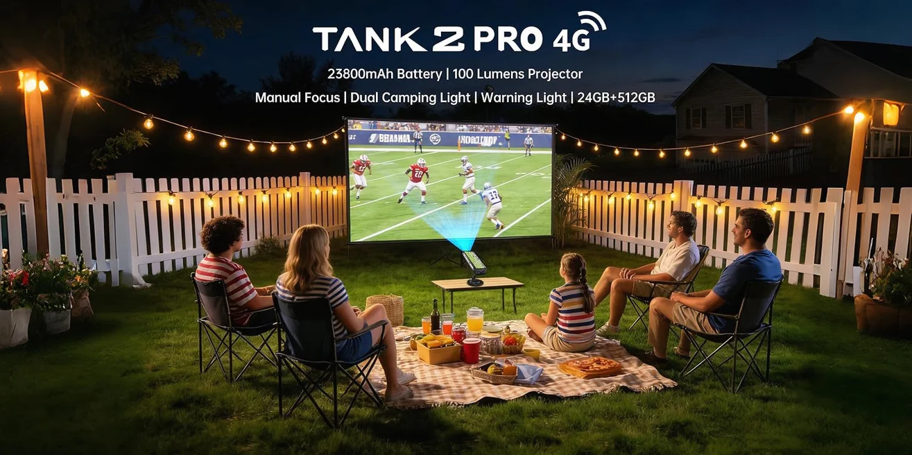 8849 Tank 2 PRO Unihertz Projector Rugged Smartphone 100 Lumen Android15 23800mAh 120W 512GB 100MP Camera Night Vision IP68 2026 8849 Tank 2 PRO Unihertz Projector Rugged Smartphone 100 Lumen Android15 23800mAh 120W 512GB 100MP Camera Night Vision IP68 2026