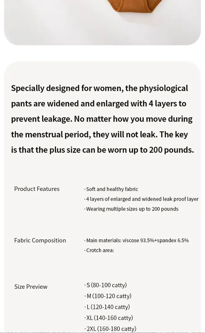 1/4PCS Women Period Panties Heavy Flow Leakproof Underwear Black Postpartum Menstrual Physiological Panty Teens Briefs S-3XL