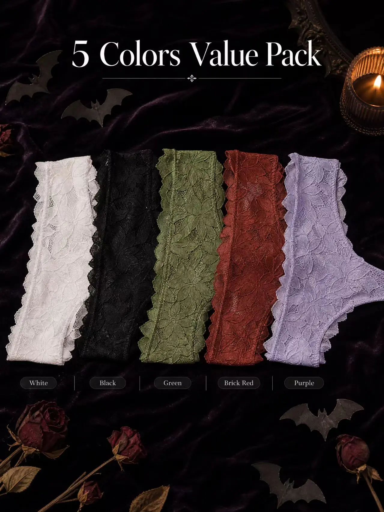5PCS women's panties sexy lace panty seamless and comfortable mid waist triangle underpants female lingerie 5PCS women's panties sexy lace panty seamless and comfortable mid waist triangle underpants female lingerie