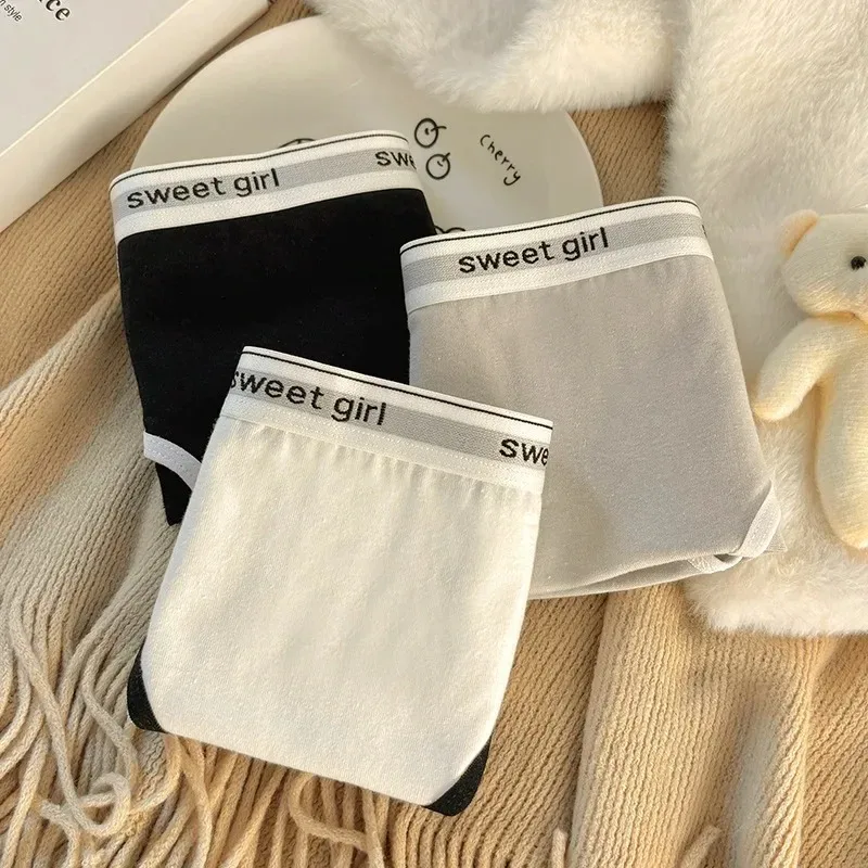 3PCS/set Fashion Seamless Women Panties Underpanties Sports Soft Female Underwear Large Size Sexy Pure Women's Intimates